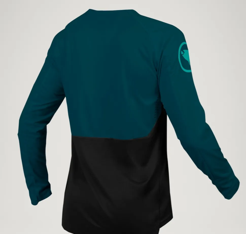 Endura MT500 Burner L/S Jersey - Barra blue