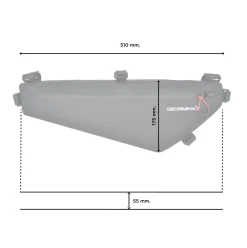 Geosmina Large Frame Bag Gravel
