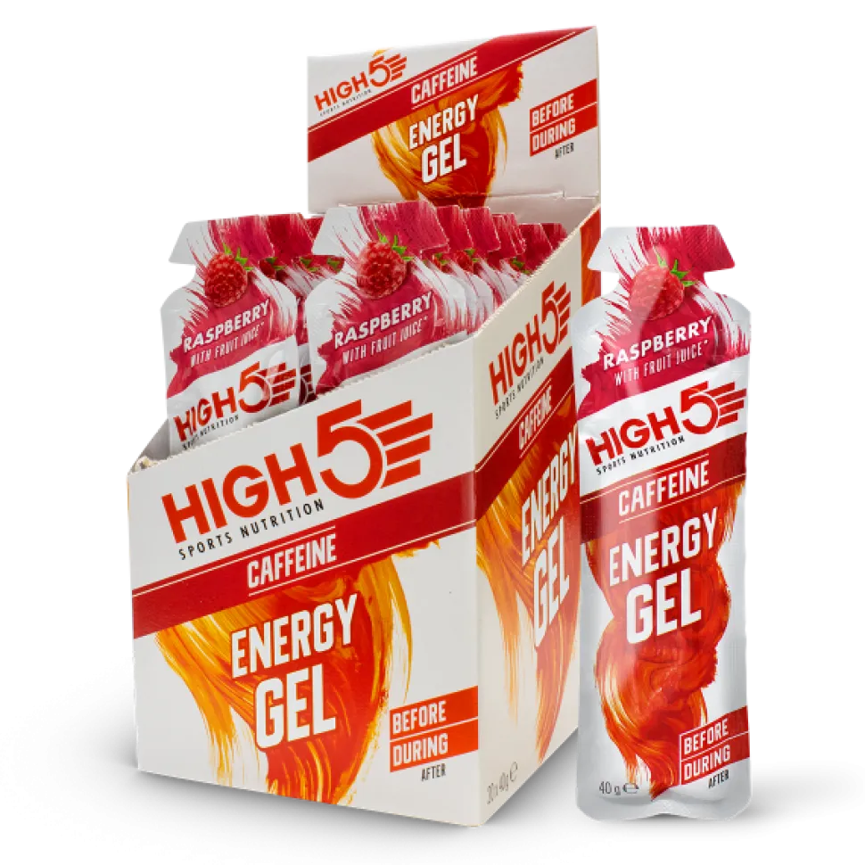 HIGH5 ENERGIAGEELI KOFEIINI RASPBERRY 40g