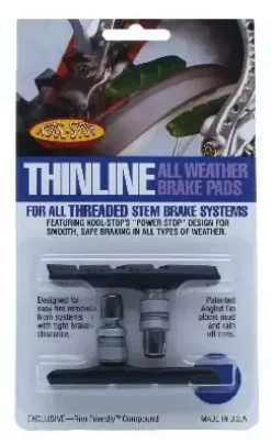 Kool Stop Thinline jarrupalat, musta, pari