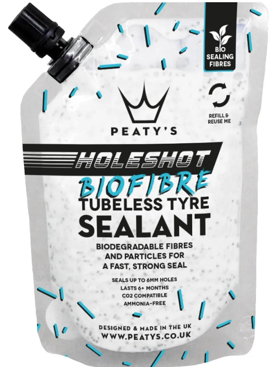 Peaty's Holeshot BioFibre Sealant 120ml