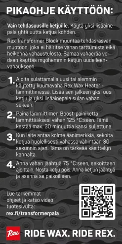 Rex Transformer lisäainepala 40g